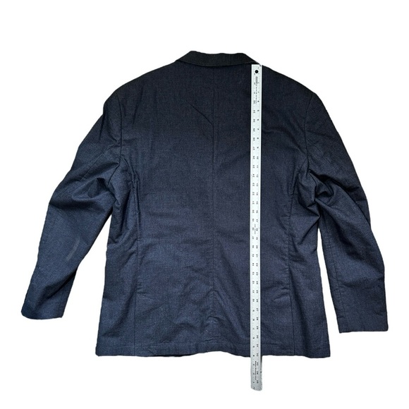 JACHS NY Navy Blazer Sports Coat Suit Jacket Cotton Blend Pockets Dbl Vent XXL - Picture 7 of 12